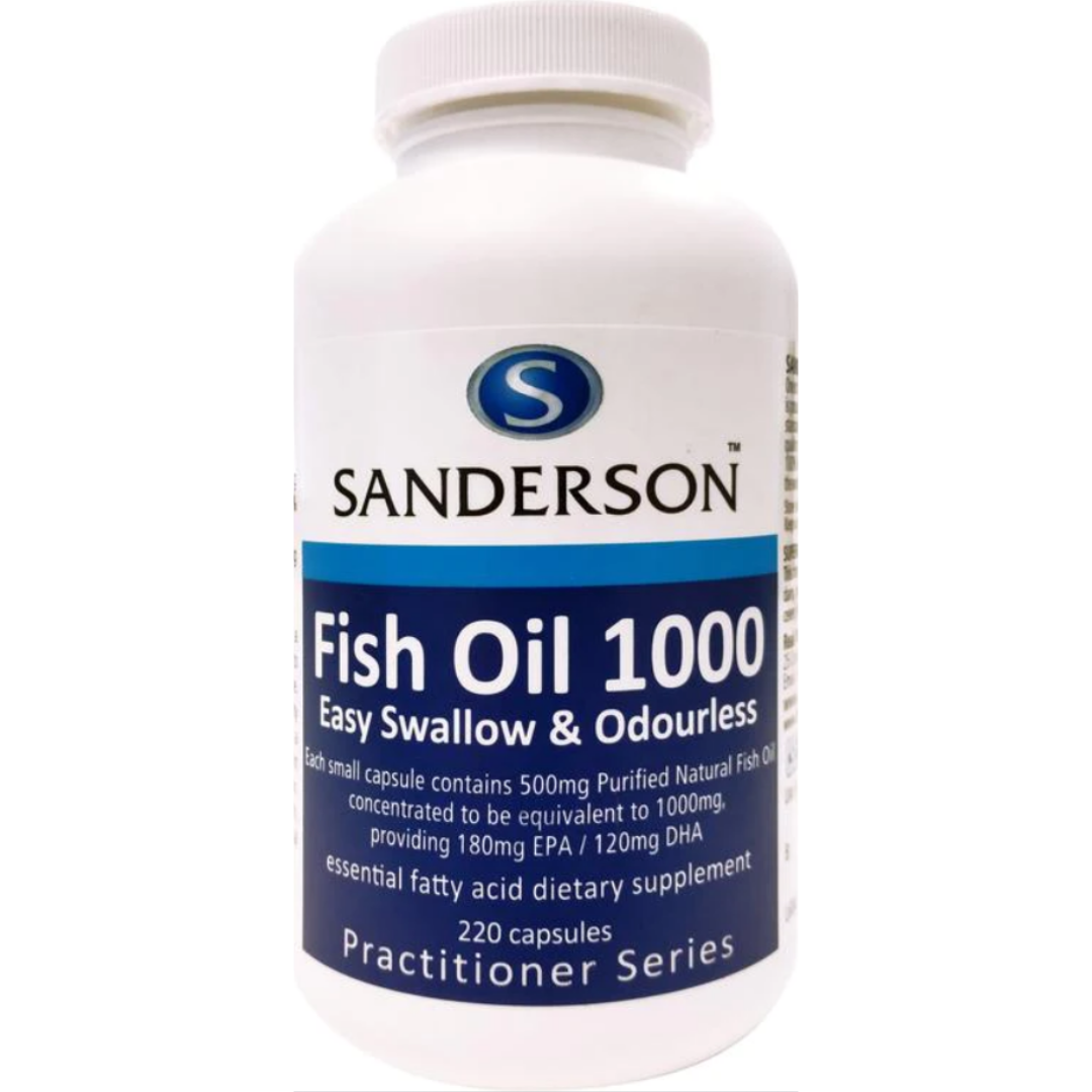 Sanderson Fish Oil 1000 220 caps