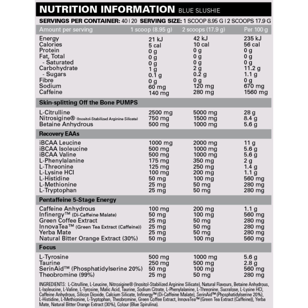 EHP Labs Pride Pre-Workout 40 Serve