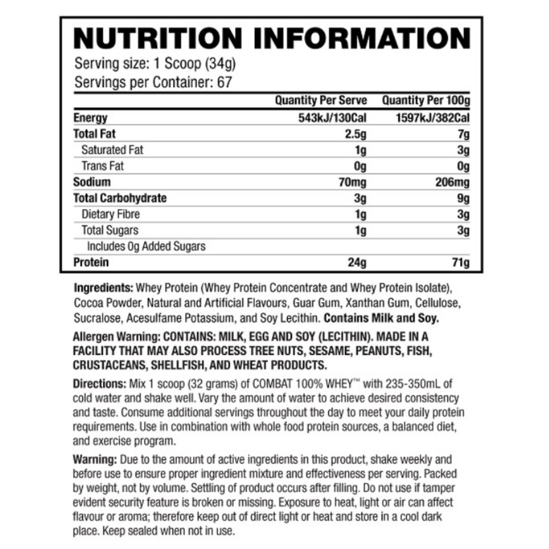 MusclePharm Combat 100% Whey 5 lb