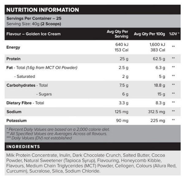 Muscle Nation Custard Casein Protein