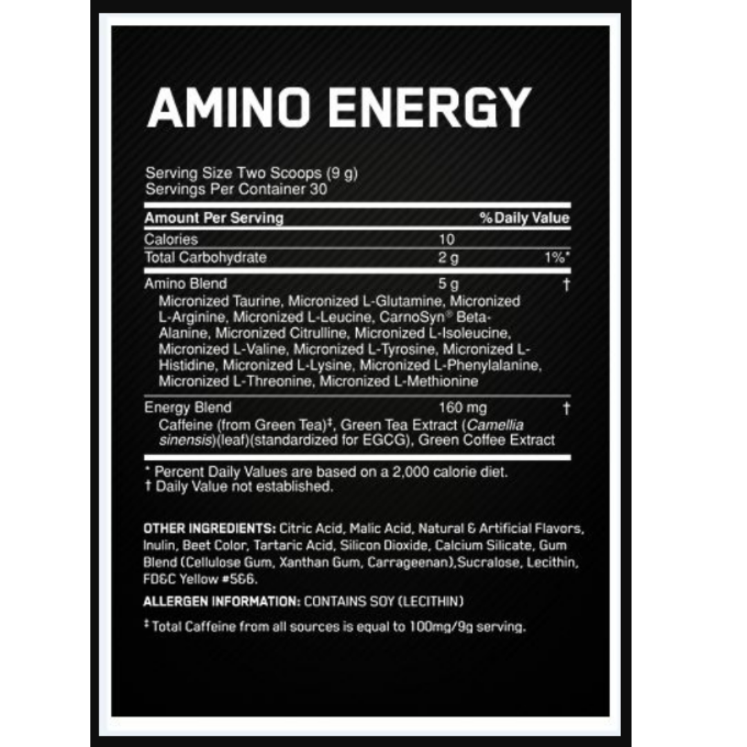Optimum Nutrition Amino Energy 30 Serves