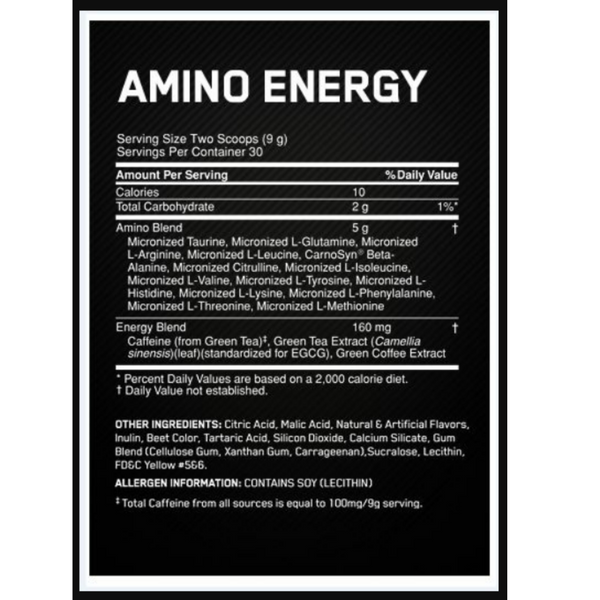 Optimum Nutrition Amino Energy 30 Serves