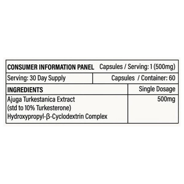 Athletic Sports Turkesterone 60 Caps