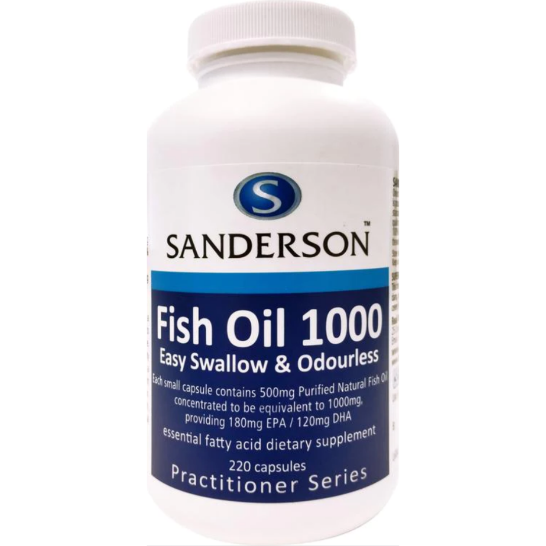 Sanderson Fish Oil  1000 220 caps