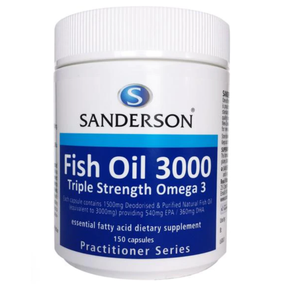 Sanderson Fish Oil 3000 150's