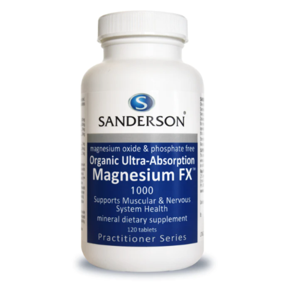 Sanderson Magnesium FX 1000 Tablets 120's
