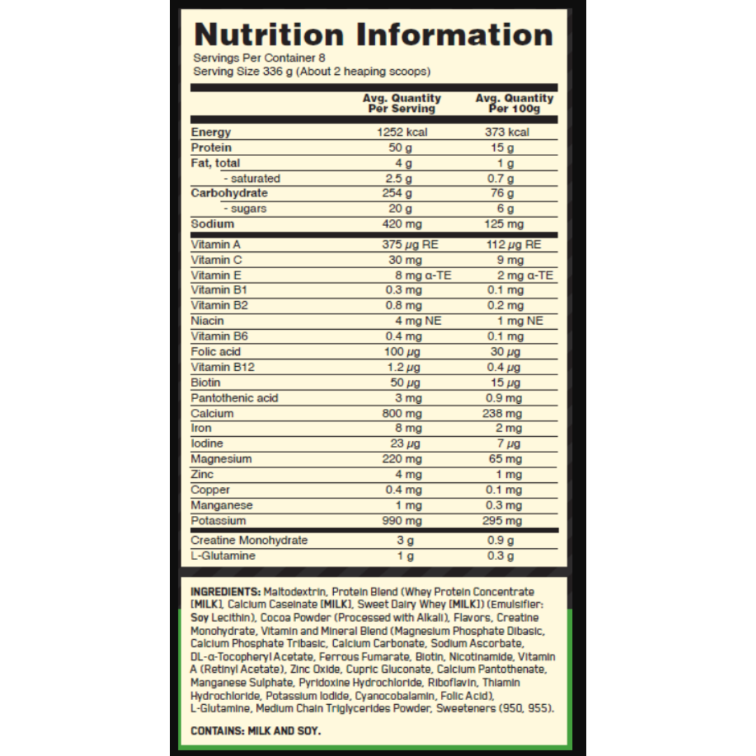 Optimum Nutrition Serious Mass 2.27kg