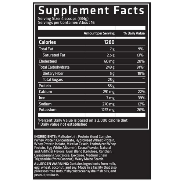 USN Nutrition Anabolic Mass 12lbs