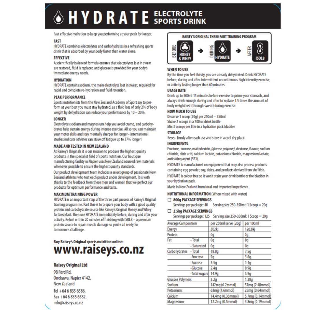 HYDRATE-X High Magnesium Electrolyte Elixir 2kg