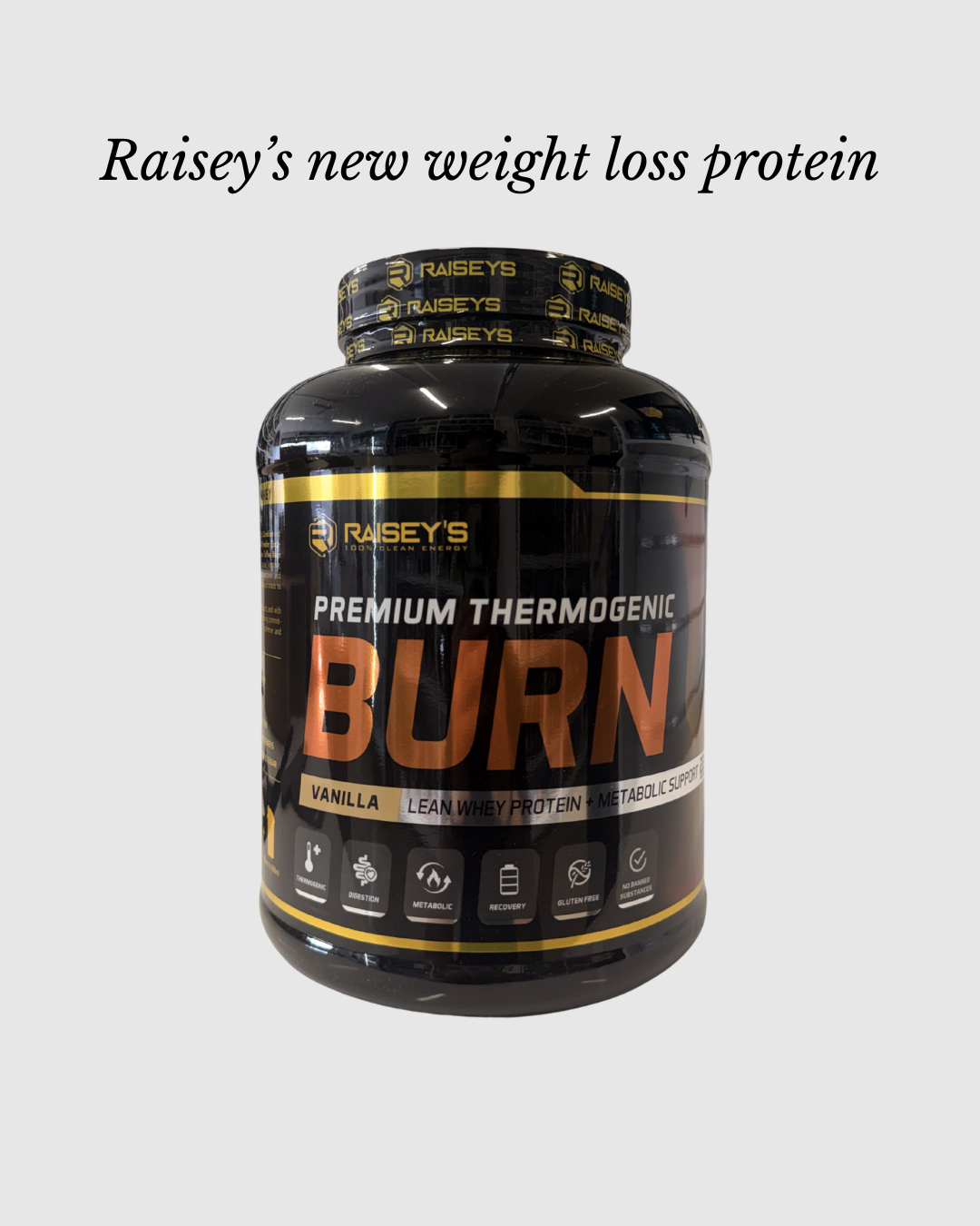 Raiseys Burn Thermogenic Whey 2kg