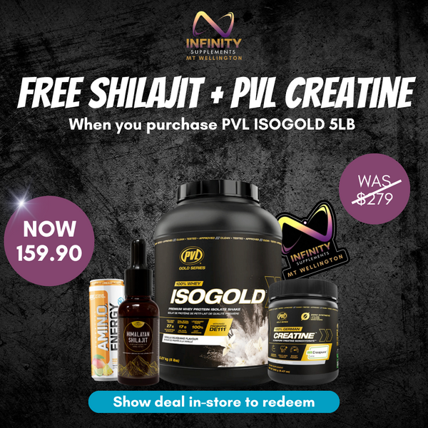 PVL Isogold + Free Creatine + Free Shilajit
