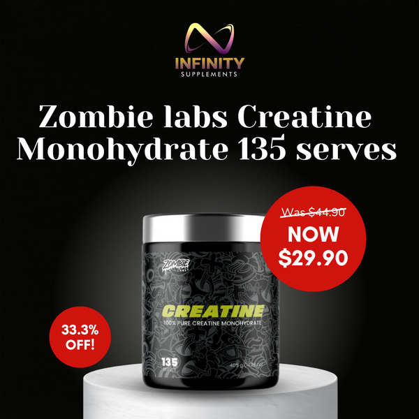 Zombie labs Creatine Monohydrate 135 serves