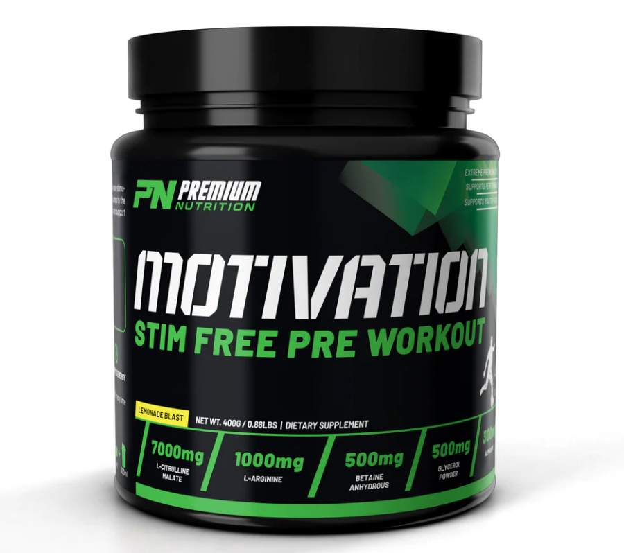 MOTIVATION V3 💪 Pre-Workout (Stim-Free)