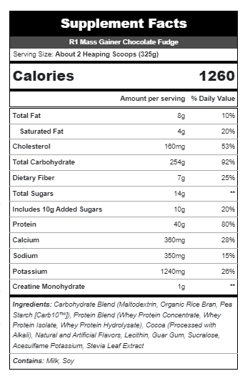 Rule 1 Mass Gainer 5lb